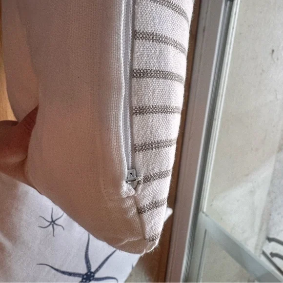 Nautical Themed Decorative Pillow Set - Blue and White - Picture 6 of 10